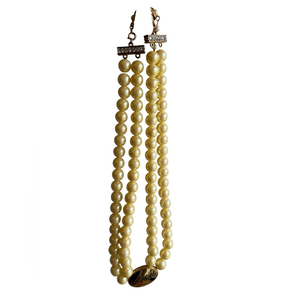 AVON double strand faux pearl choker